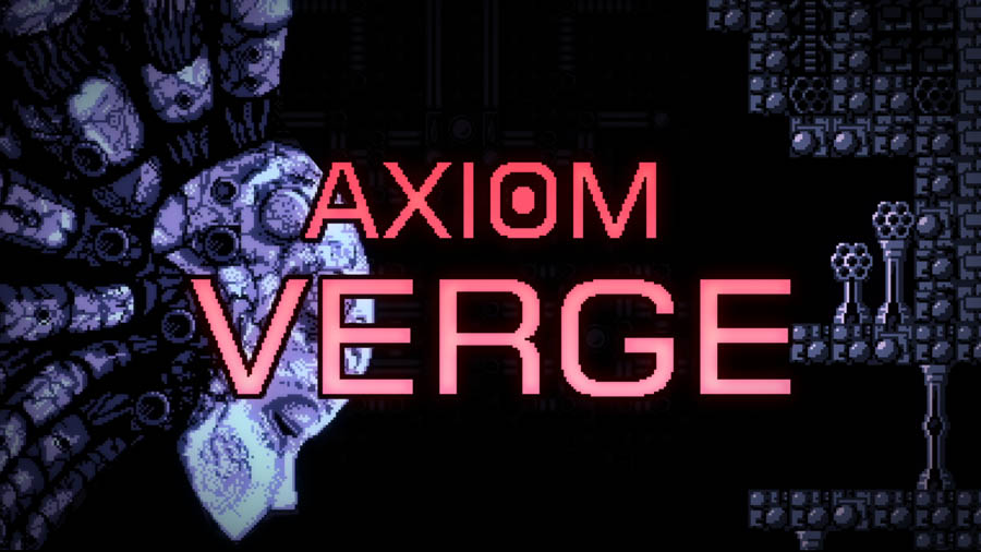 The Official Picture of Axiom Verge, One of best arcade games on steam.