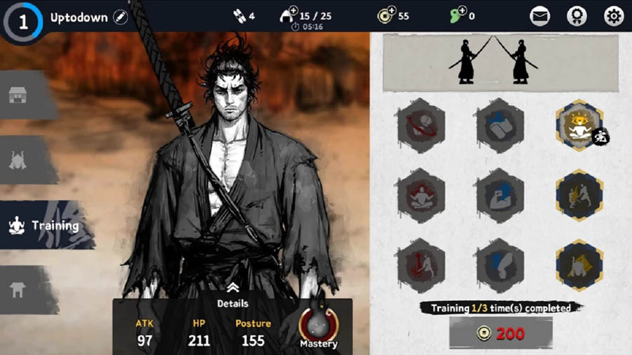 A picture of Ronin: The Last Samurai, one of the best assassin games for android.