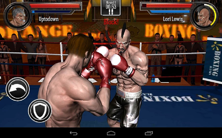 A picture of Punch Boxing 3D, one of the best boxing games for iOS.