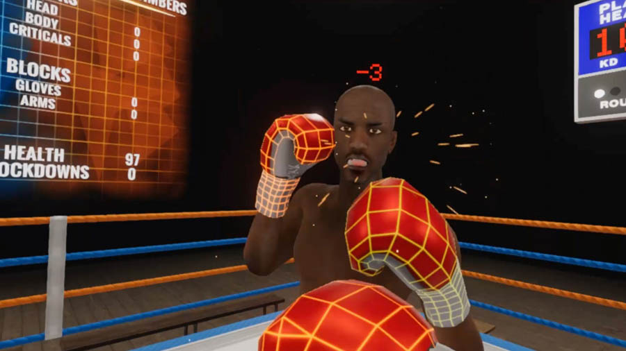 A wallpaper of Raging Blasters: Boxing League, one of the best boxing games for switch.