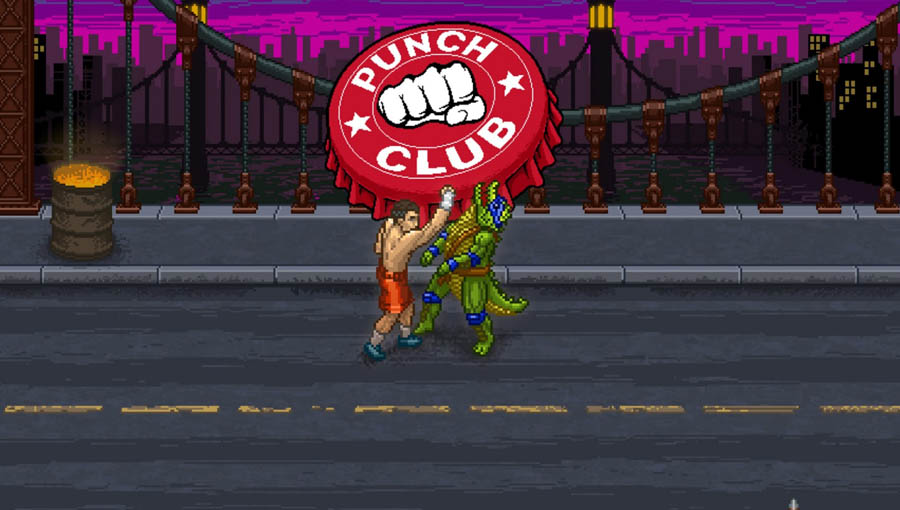 A wallpaper of Punch Club, one of the best boxing games for switch.