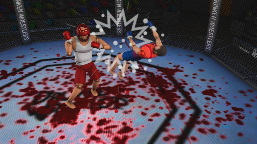 A picture of Drunken Wrestlers 2, one of the best boxing games on steam.