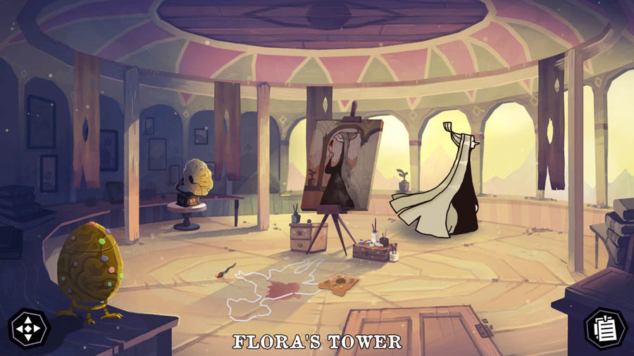 A picture of Tangle Tower, one of the best detective games for mac.