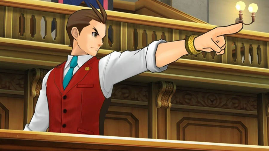 A wallpaper of Phoenix Wright: Ace Attorney Trilogy.