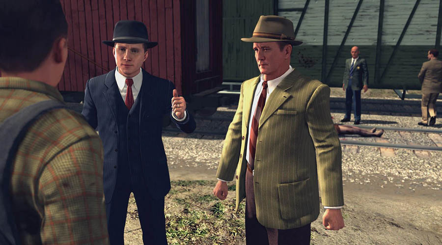 An official picture of L.A. Noire, one of the best detective games for ps4.