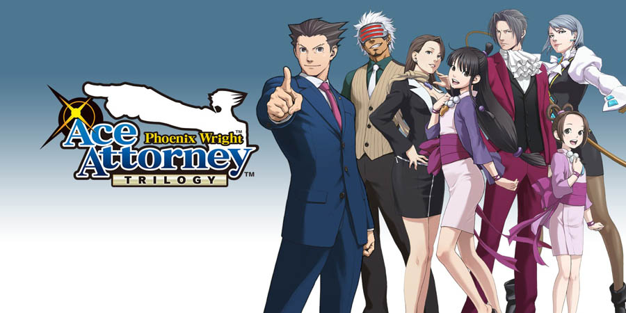 A wallpaper of Phoenix Wright: Ace Attorney Trilogy.