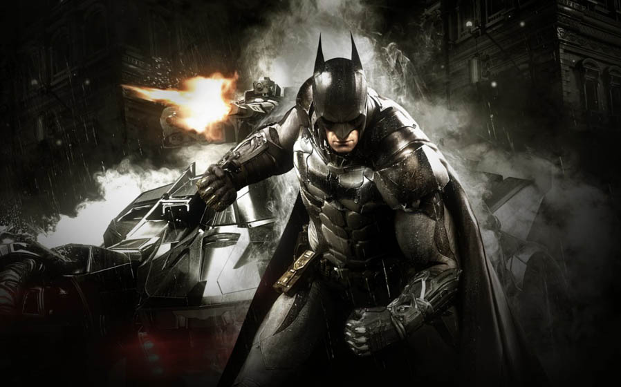 The official picture of Batman: Arkham Knight, one of the best detective games for ps4.