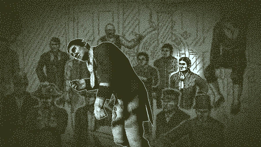 A wallpaper of Return of the Obra Dinn, one of the best detective games on Steam.