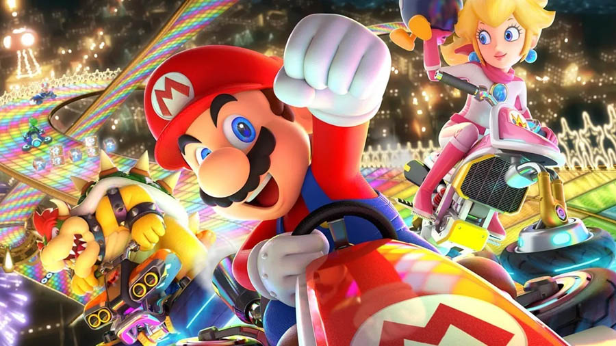 The Official Picture of Mario Kart 8 Deluxe, One of best drift games for Switch.