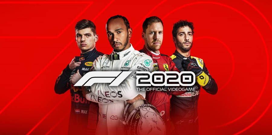 The Official Picture of F1 2020 with F1 Drivers, One of best drift games on PS4.