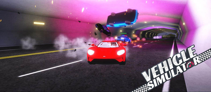 The Official Picture of Vehicle Simulator, One of best drift games on Roblox.