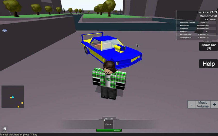 in game Picture of Street Racing Unleashed, One of best drift games on Roblox.