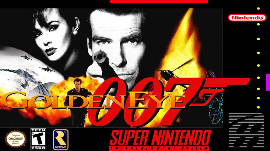 The Official Picture of GoldenEye 007 with its characters, One of best emulator games for android.