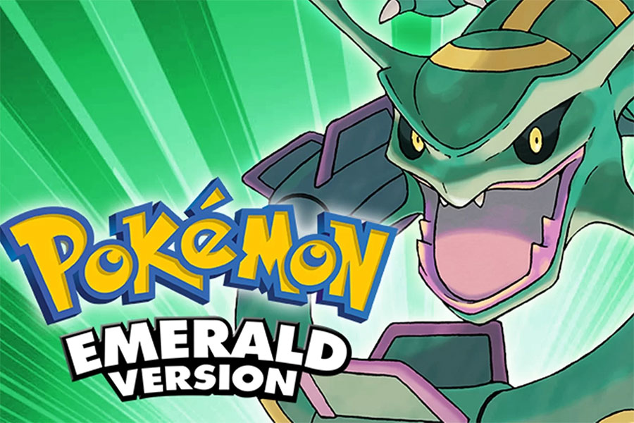 The Official Picture of Pokemon Emerald, One of best emulator games for ios.