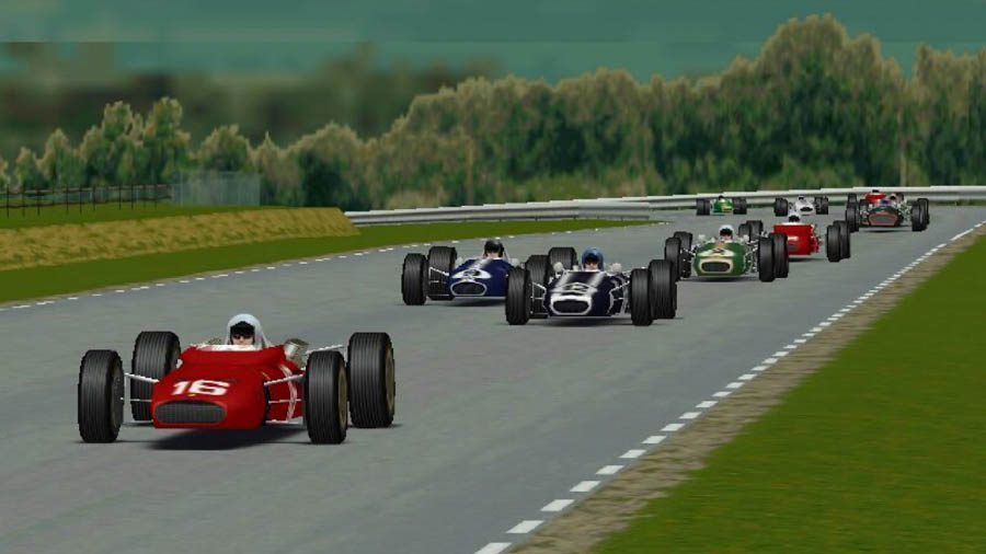 An official photo of Grand Prix Legends, one of the best formula 1 games for pc.