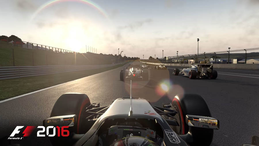 An official photo of F1 2016, one of the best formula 1 games for steam.