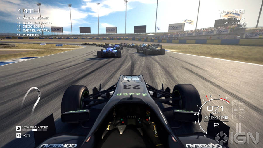 A picture of GRID Autosport, one of the best formula 1 games for steam.