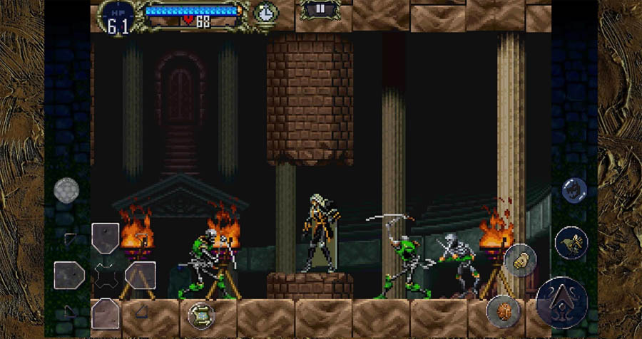 A wallpaper of Castlevania, one of the best retro games on android.