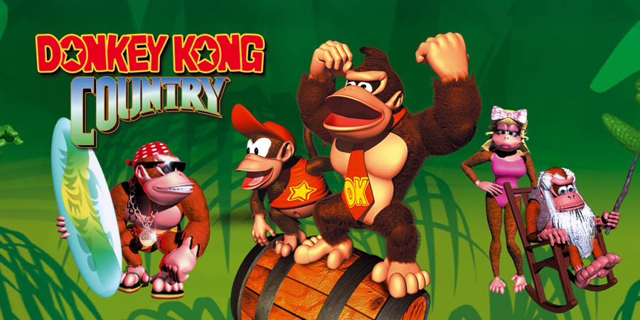 A main picture of Donkey Kong Country, one of the best retro games on iphone.