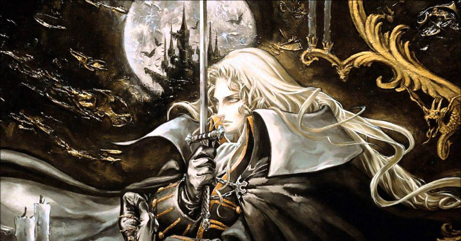 A wallpaper of Castlevania, one of the best retro games on iphone.