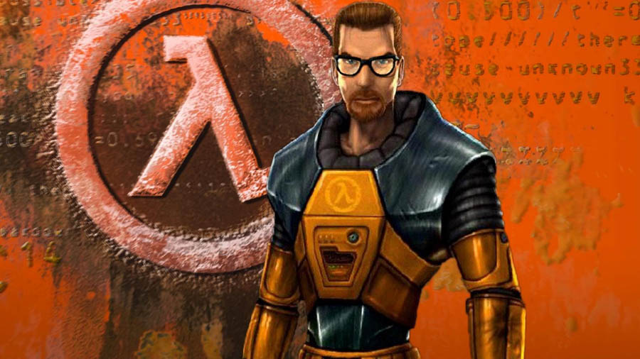 The Official Picture of Half-Life with Gordon Freeman, One of best retro games on steam.