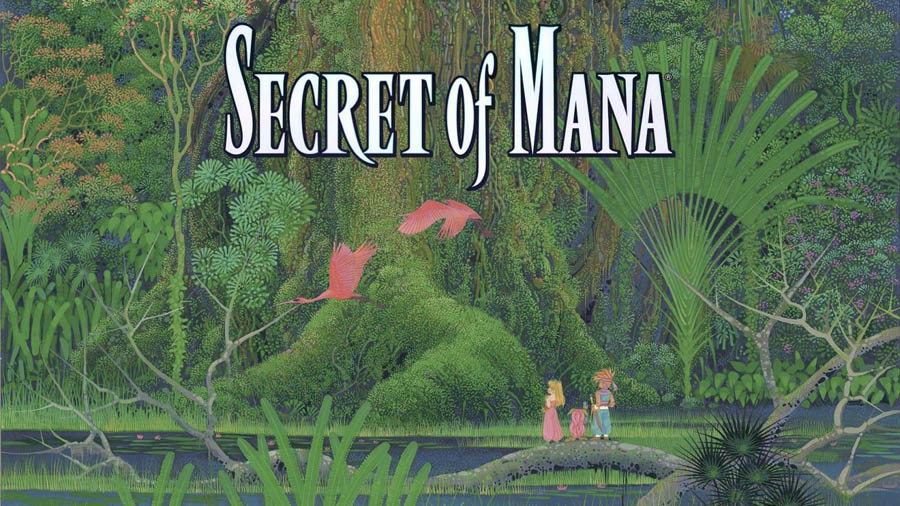 The Official Picture of Secret of Mana with its characters, One of best retro games on steam.