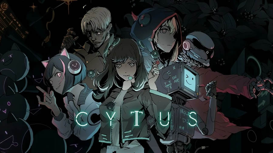 A picture of Cytus ||, one of the best rhythm games on iOS.