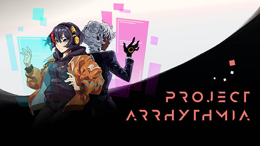 The Official Picture of Project Arrhythmia with its characters, One of best rhythm games on mac.