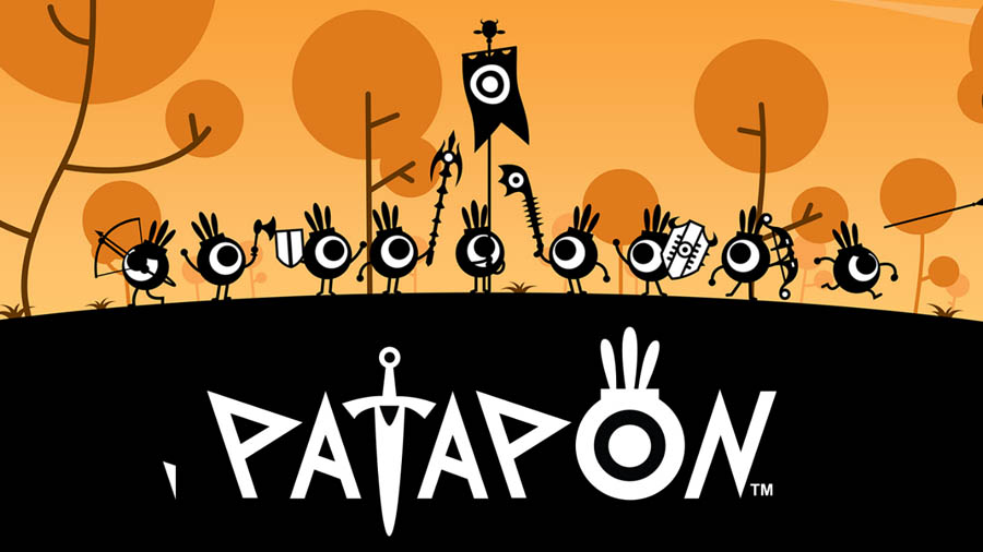 The Official Picture of Patapon Remastered with its characters, One of best rhythm games on ps4.