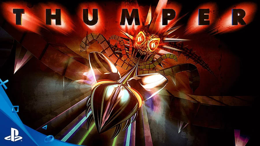 The Official Picture of Thumper, One of best rhythm games on ps4.