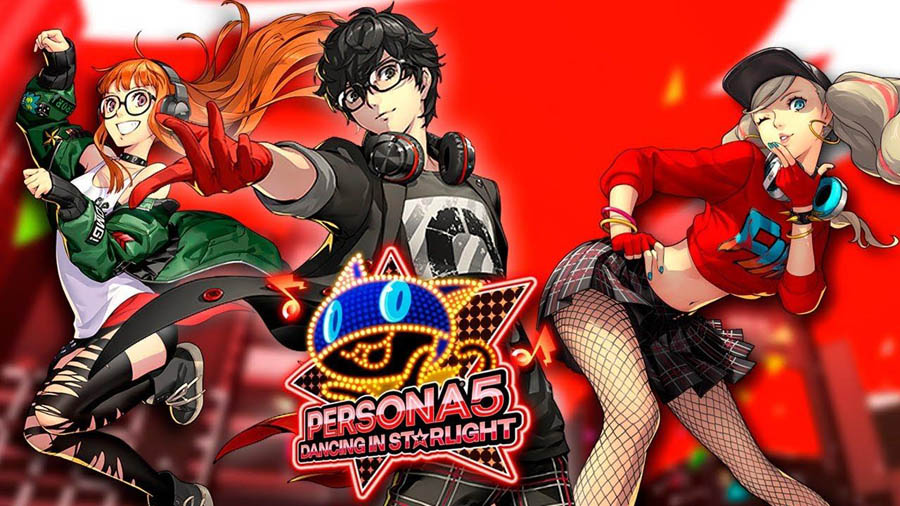 The Official Picture of Persona 5: Dancing in Starlight with its characters, One of best rhythm games on ps4.