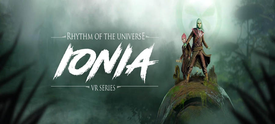 The Official Picture of Rhythm of the Universe: IONIA with its characters, One of best rhythm games on ps5.