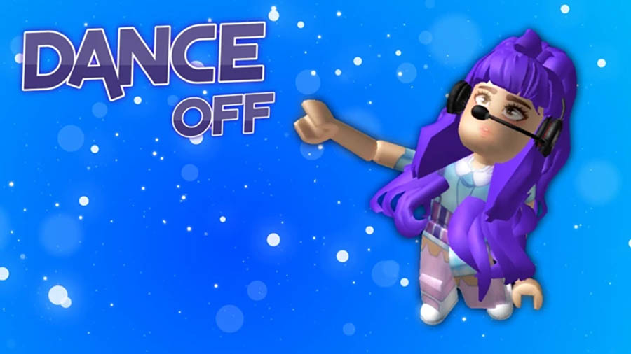 The Official Picture of Roblox Dance Off with its character, One of Best Rhythm Games on Roblox.