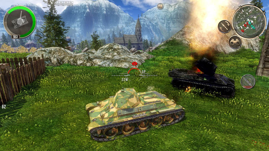 The official picture of Infinite Tanks WW2, one of the best tank games for ios.