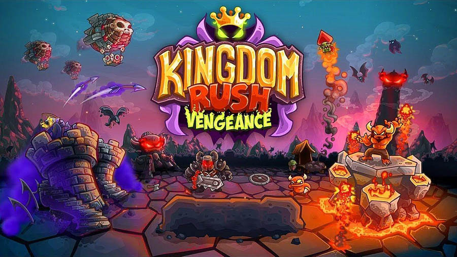 The Official Picture of Kingdom Rush Vengeance, One of best tower defence games for ios.