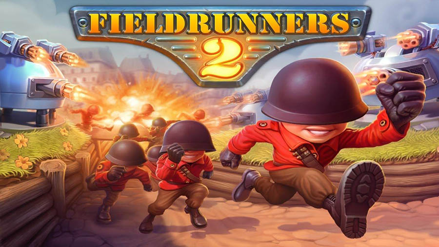 The Official Picture of Fieldrunners 2 with its characters, One of best tower defense games for pc.