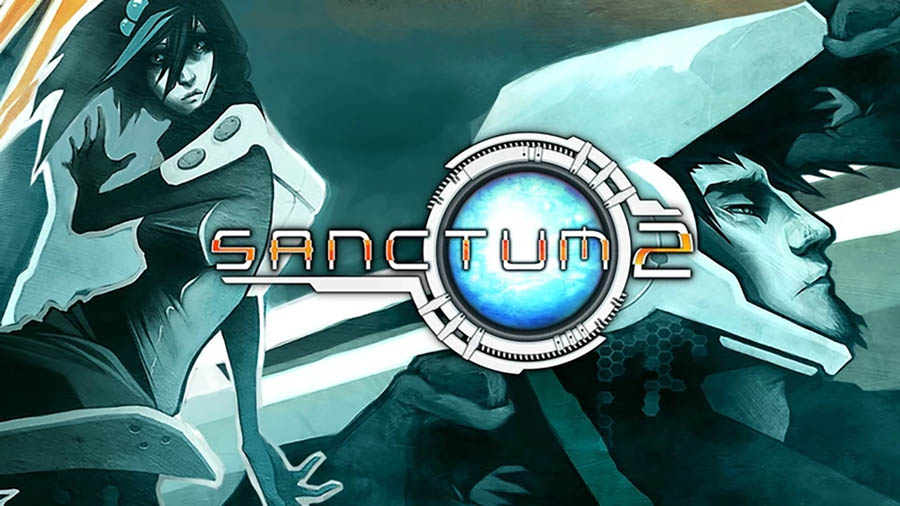 The Official Picture of Sanctum 2 with its characters, One of best tower defense games for pc.