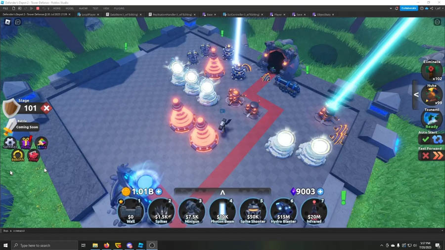 A photo of the game, featuring the gameplay and combat.