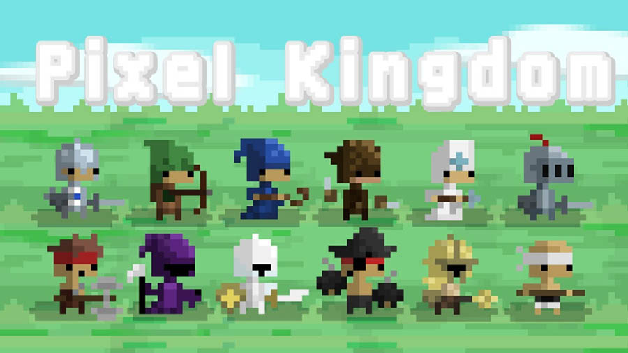 A picture of Defense of the Pixel Kingdom, one of the best tower defense games on scratch.