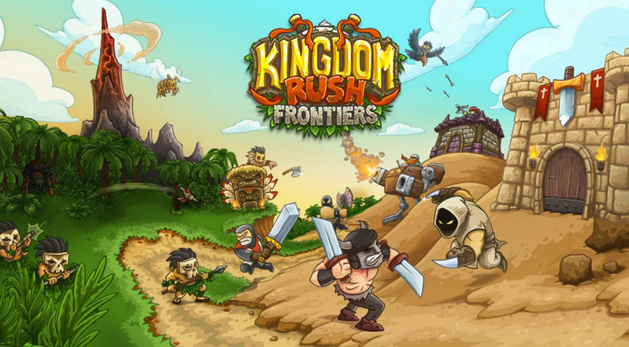 The main cover of Kingdom Rush, one of the best tower defense games on ps4.