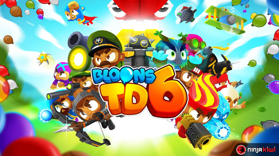 A picture of Bloons TD 6, one of the best tower defense games on steam.