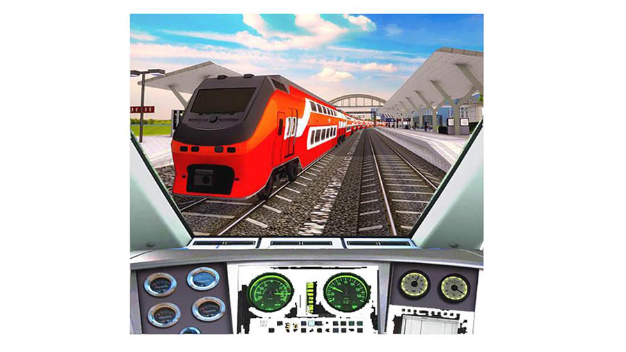 in game Picture of Train Simulator 2019, One of best train games for ios.