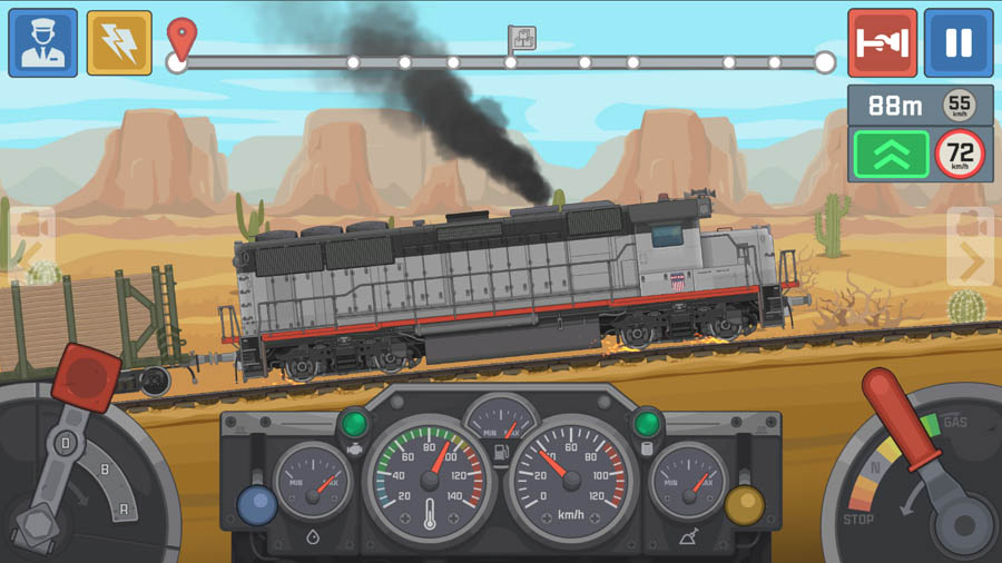 in game Picture of Train Simulator: Railroad Game, One of best train games for ios.