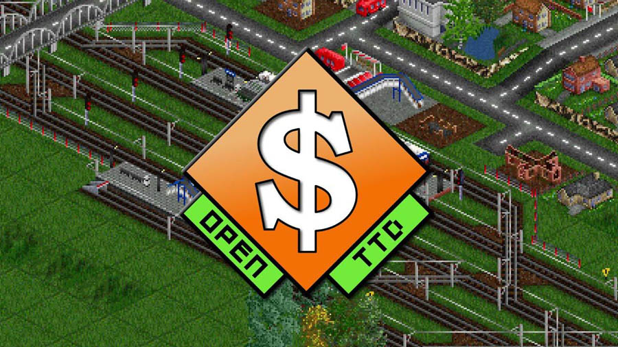 The Official Picture of OpenTTD, One of best train games for mac.