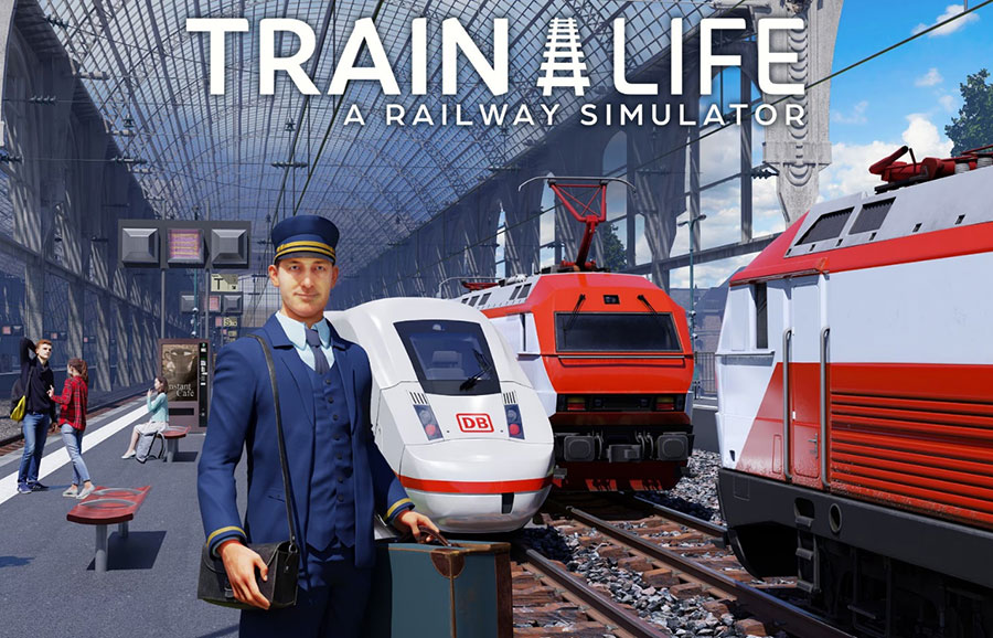 An official photo of Railway Simulation, one of the best train games for ps5.