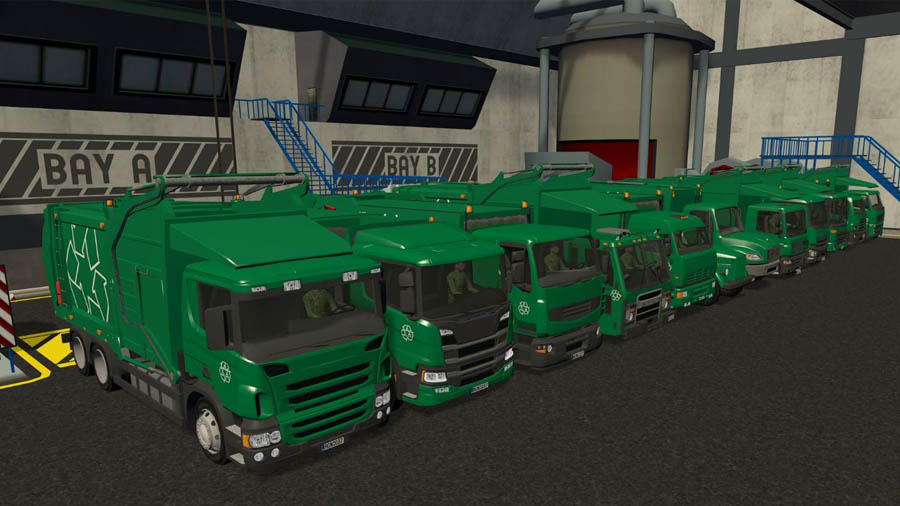 in game Picture of Trash Truck Simulator, One of best truck games for android.