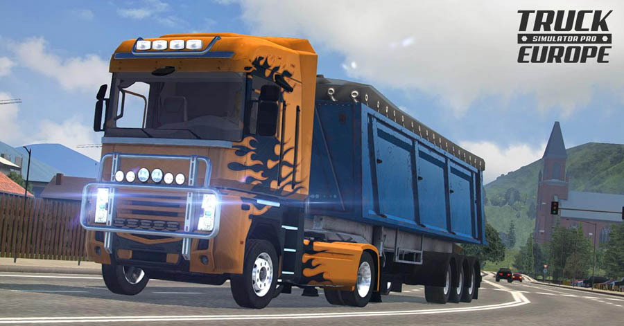 The Official Picture of Truck Simulator PRO Europe, One of best truck games for ios.