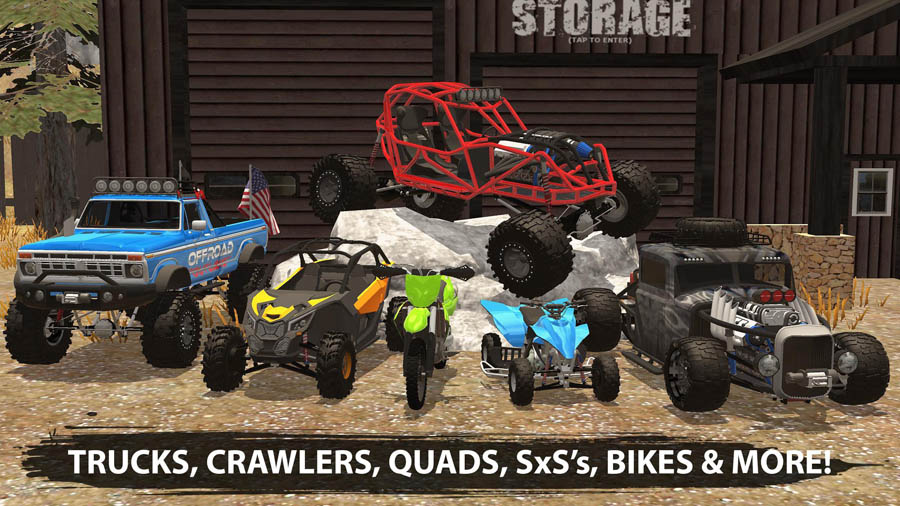 in game Picture of Offroad Outlaws, One of best truck games for ios.