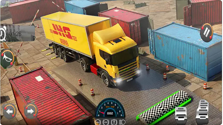 in game Picture of American Truck Simulator: Cargo, One of best truck games for ios.