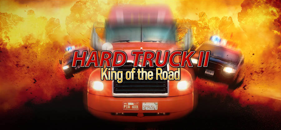 The main cover of the game, featuring trucks.